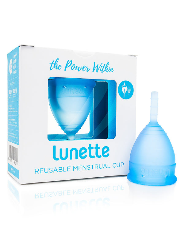 Lunette Menstrual Cup Blue - Lunette Global English