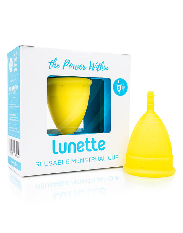 Lunette Menstrual Cup Yellow - Lunette Global English